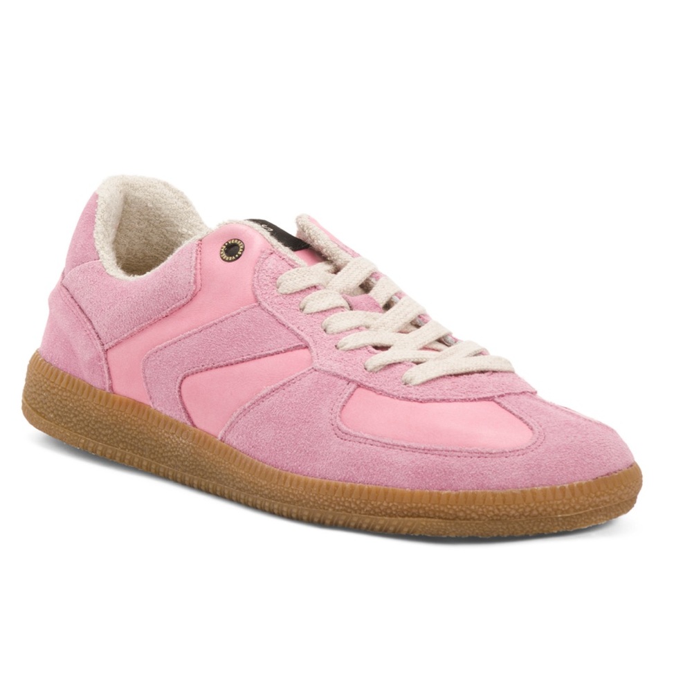 Pink Suede Women's Sneakers